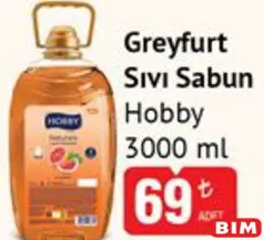 HOBBY GREYFURT SIVI SABUN 3000 ML